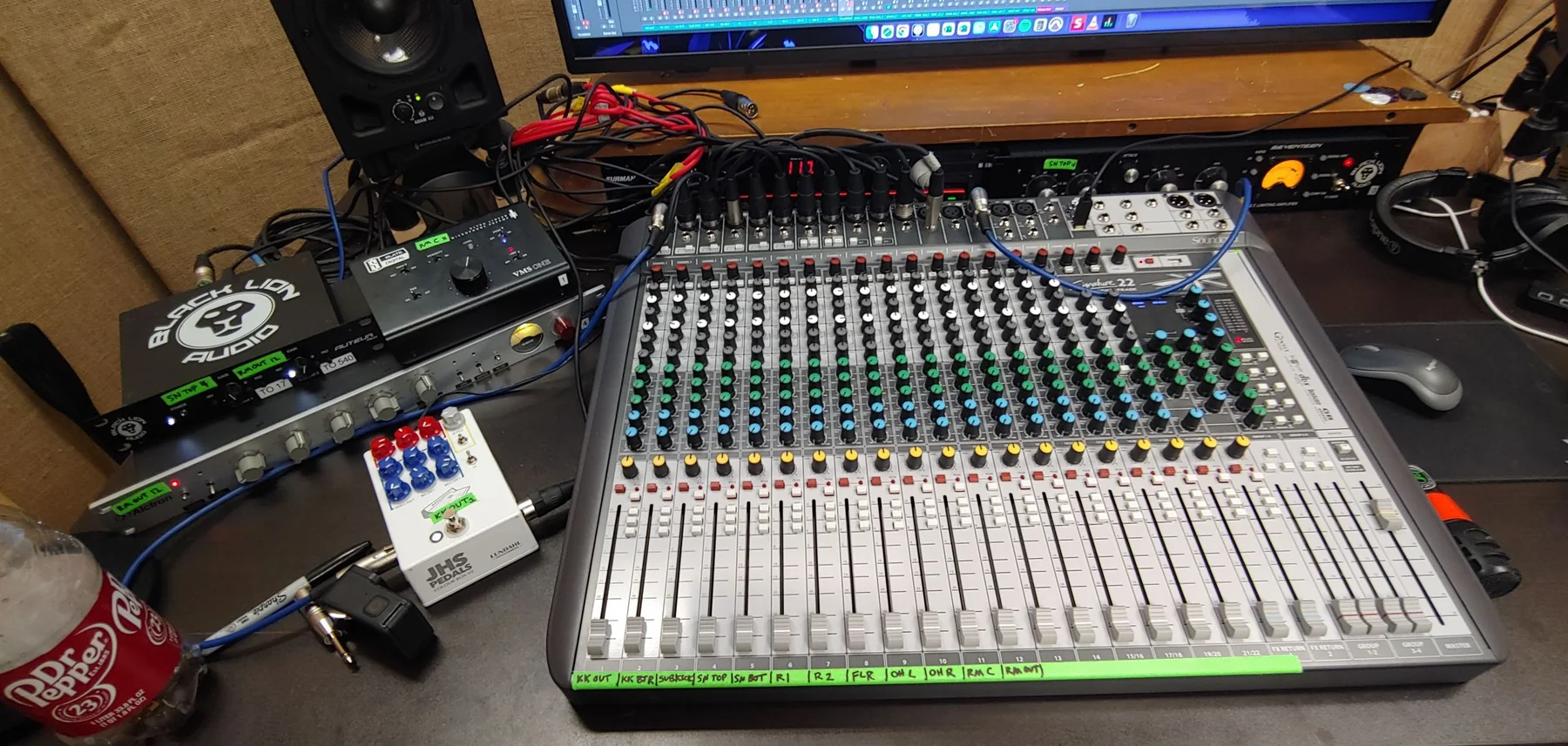 Studio Recording archive photograph